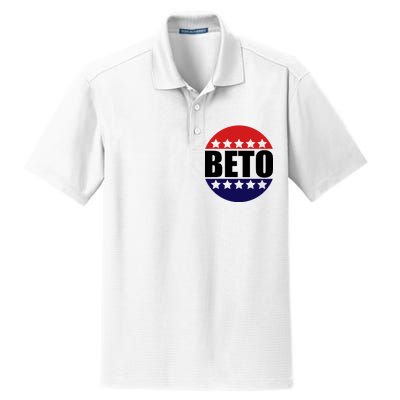 Retro Beto For Texas Senate Election Dry Zone Grid Polo