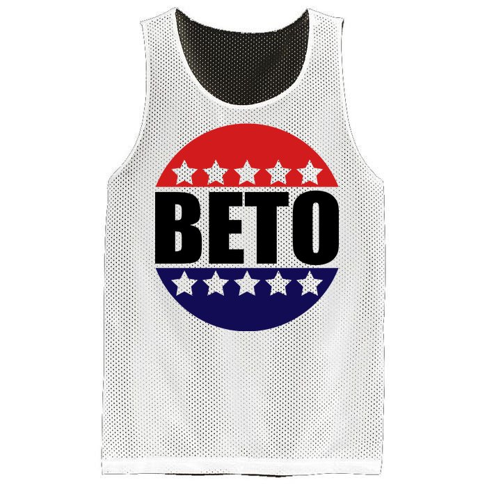 Retro Beto For Texas Senate Election Mesh Reversible Basketball Jersey Tank