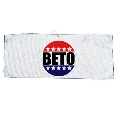 Retro Beto For Texas Senate Election Large Microfiber Waffle Golf Towel