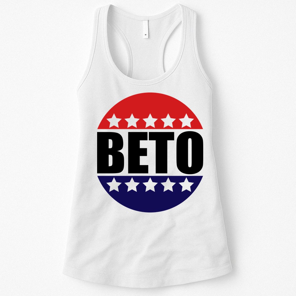 Retro Beto For Texas Senate Election Womens Tank Top