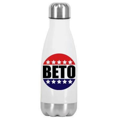 Retro Beto For Texas Senate Election Stainless Steel Insulated Water Bottle