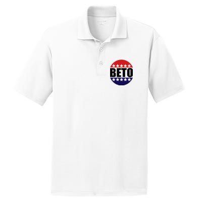 Retro Beto For Texas Senate Election PosiCharge RacerMesh Polo