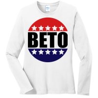 Retro Beto For Texas Senate Election Ladies Long Sleeve Shirt