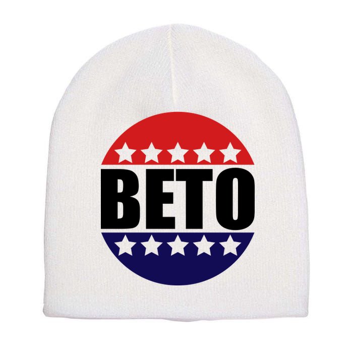 Retro Beto For Texas Senate Election Short Acrylic Beanie