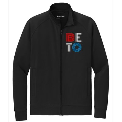 Retro BETO Logo Stretch Full-Zip Cadet Jacket