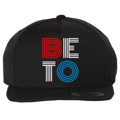 Retro BETO Logo Wool Snapback Cap