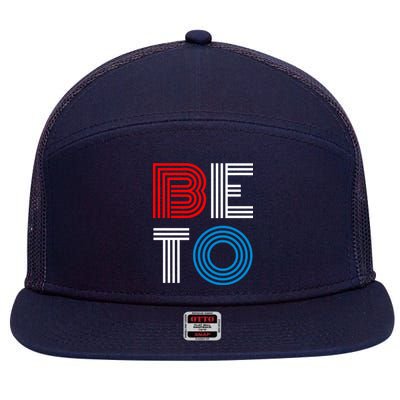 Retro BETO Logo 7 Panel Mesh Trucker Snapback Hat