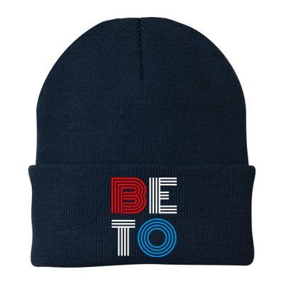 Retro BETO Logo Knit Cap Winter Beanie