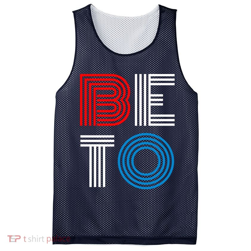 Retro BETO Logo Mesh Reversible Basketball Jersey Tank