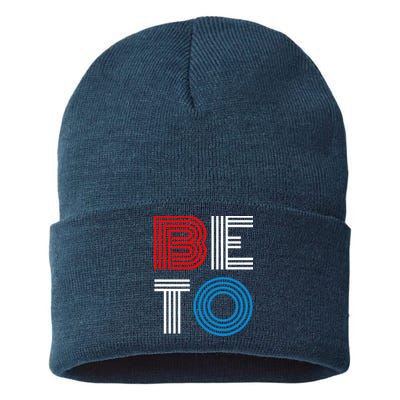 Retro BETO Logo Sustainable Knit Beanie