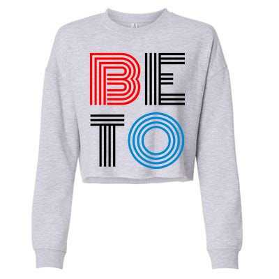 Retro BETO Logo Cropped Pullover Crew