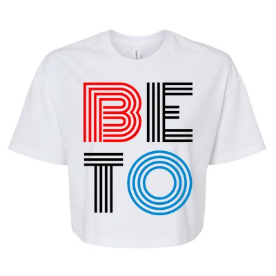 Retro BETO Logo Bella+Canvas Jersey Crop Tee