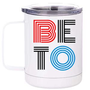 Retro BETO Logo 12 oz Stainless Steel Tumbler Cup