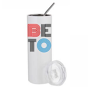 Retro BETO Logo Stainless Steel Tumbler