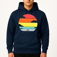 Retro Bicycle Sunset Hoodie