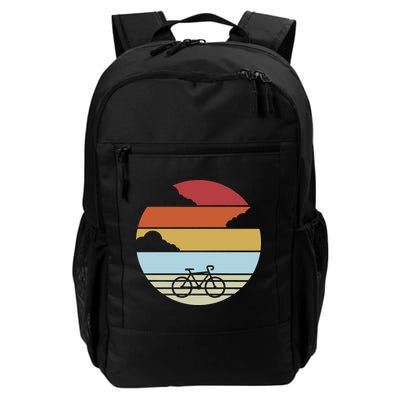 Retro Bicycle Sunset Vintage Backpack