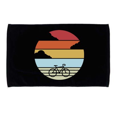 Retro Bicycle Sunset Vintage Microfiber Hand Towel