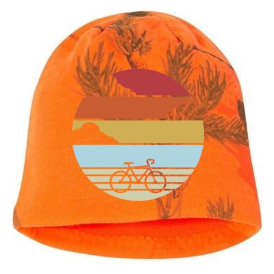 Retro Bicycle Sunset Vintage Kati - Camo Knit Beanie