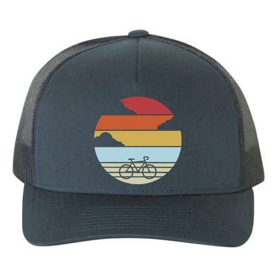 Retro Bicycle Sunset Vintage Yupoong Adult 5-Panel Trucker Hat