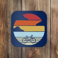 Retro Bicycle Sunset Vintage Coaster