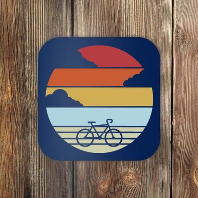 Retro Bicycle Sunset Vintage Coaster