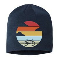 Retro Bicycle Sunset Vintage Sustainable Beanie