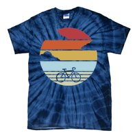 Retro Bicycle Sunset Vintage Tie-Dye T-Shirt