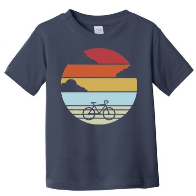 Retro Bicycle Sunset Vintage Toddler T-Shirt