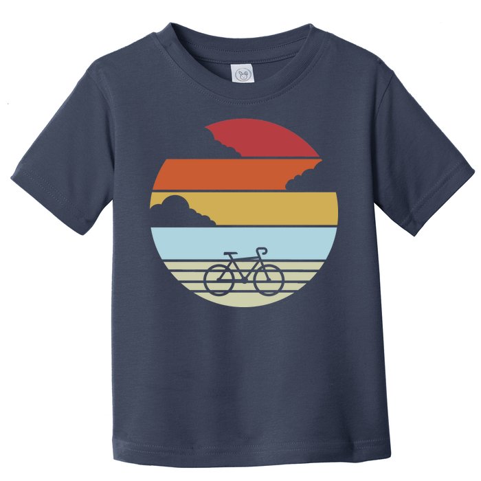 Retro Bicycle Sunset Vintage Toddler T-Shirt