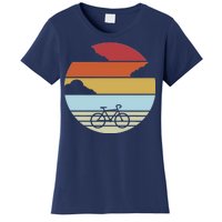 Retro Bicycle Sunset Vintage Women's T-Shirt