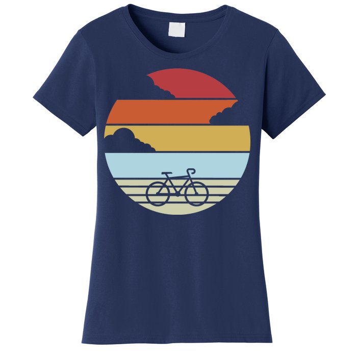 Retro Bicycle Sunset Vintage Women's T-Shirt