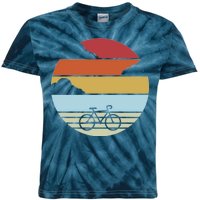 Retro Bicycle Sunset Vintage Kids Tie-Dye T-Shirt