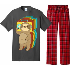 Retro Boombox Sloth Pajama Set