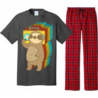 Retro Boombox Sloth Pajama Set