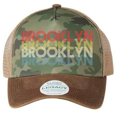 Retro Brooklyn Logo Legacy Tie Dye Trucker Hat