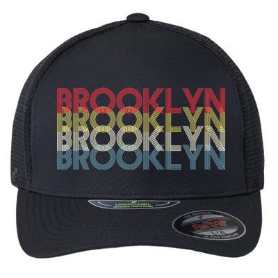 Retro Brooklyn Logo Flexfit Unipanel Trucker Cap