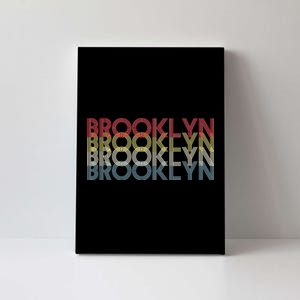 Retro Brooklyn Logo Canvas