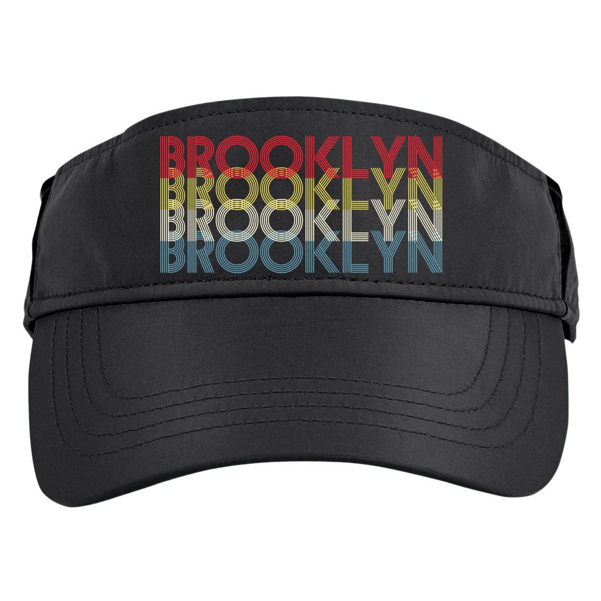 Retro Brooklyn Logo Adult Drive Performance Visor