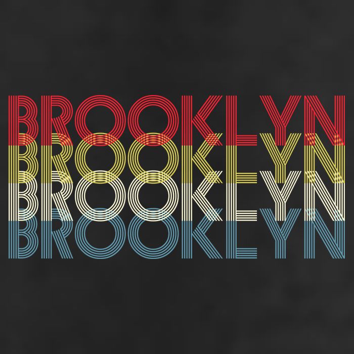 Retro Brooklyn Logo Adult Drive Performance Visor
