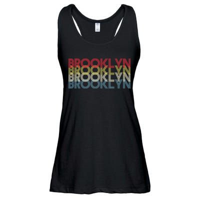Retro Brooklyn Logo Ladies Essential Flowy Tank