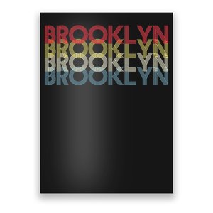 Retro Brooklyn Logo Poster