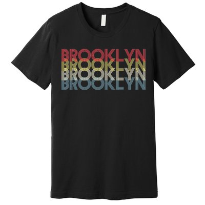 Retro Brooklyn Logo Premium T-Shirt