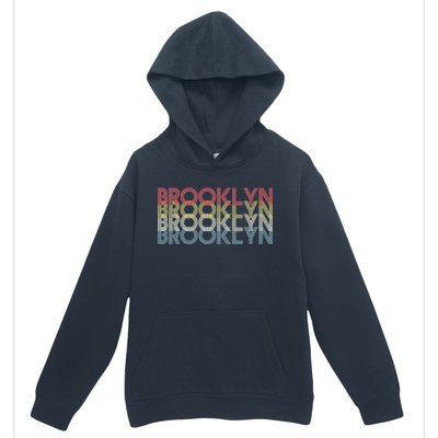 Retro Brooklyn Logo Urban Pullover Hoodie