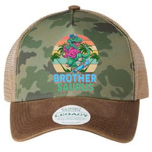 Retro Brother Saurus T-Rex Dinosaur Legacy Tie Dye Trucker Hat