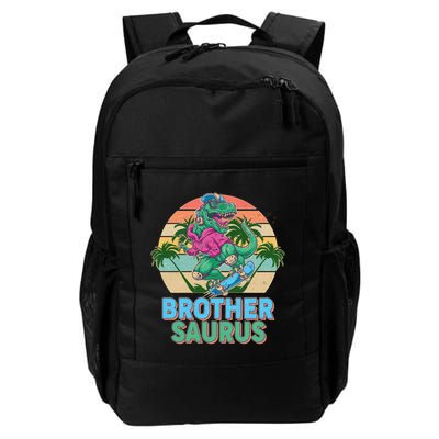 Retro Brother Saurus T-Rex Dinosaur Backpack