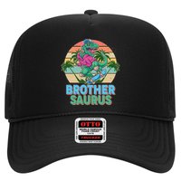 Retro Brother Saurus T-Rex Dinosaur Trucker Hat