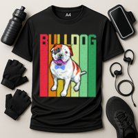 Retro Bulldog Cooling Performance Crew T-Shirt