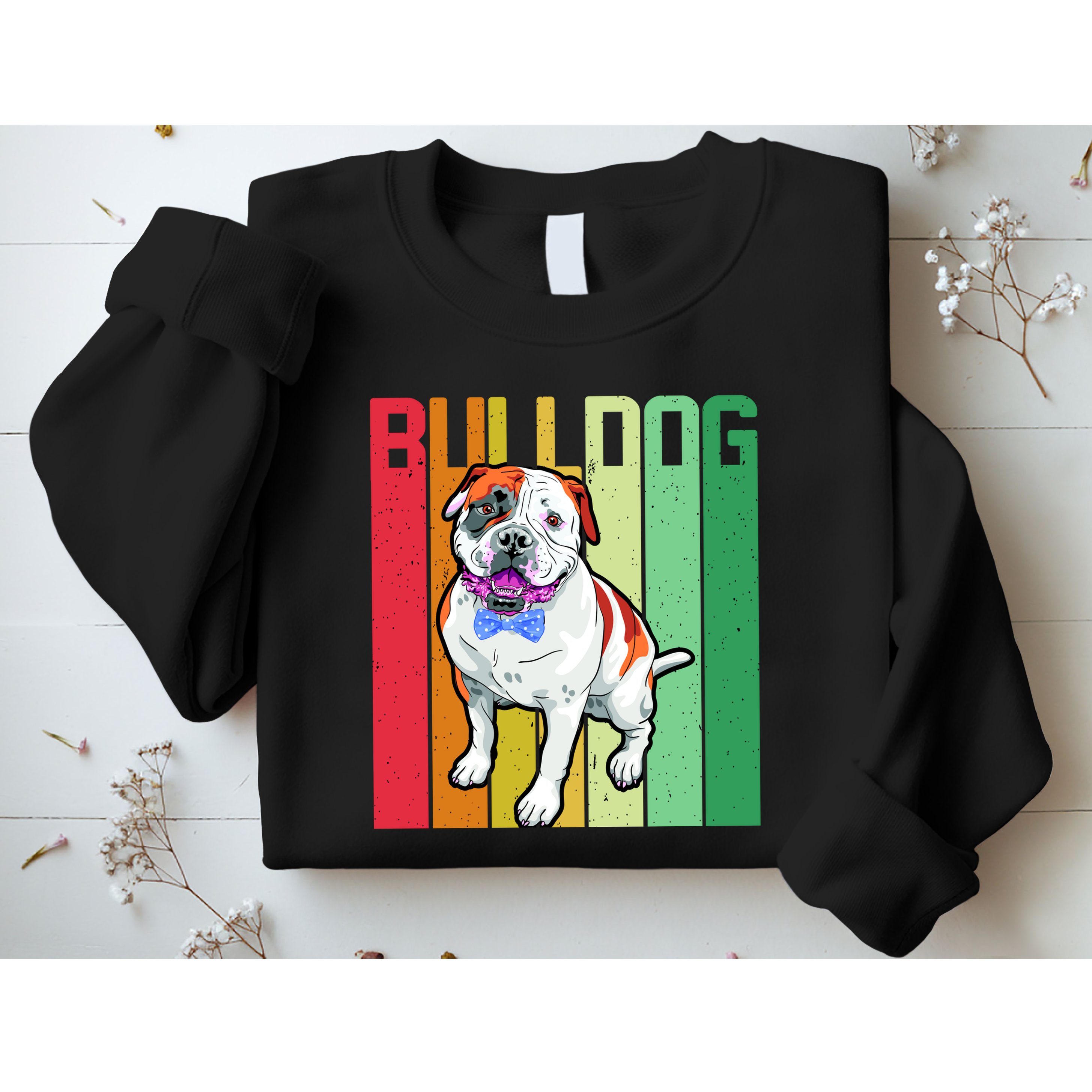 Retro Bulldog Sweatshirt