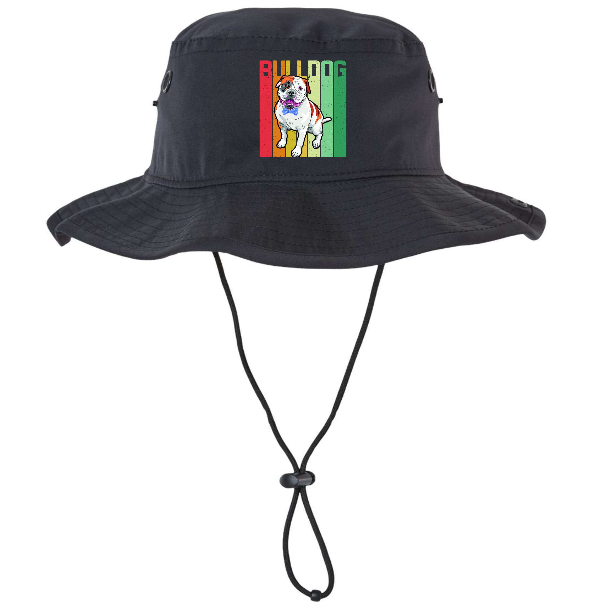 Retro Bulldog Bucket Hat