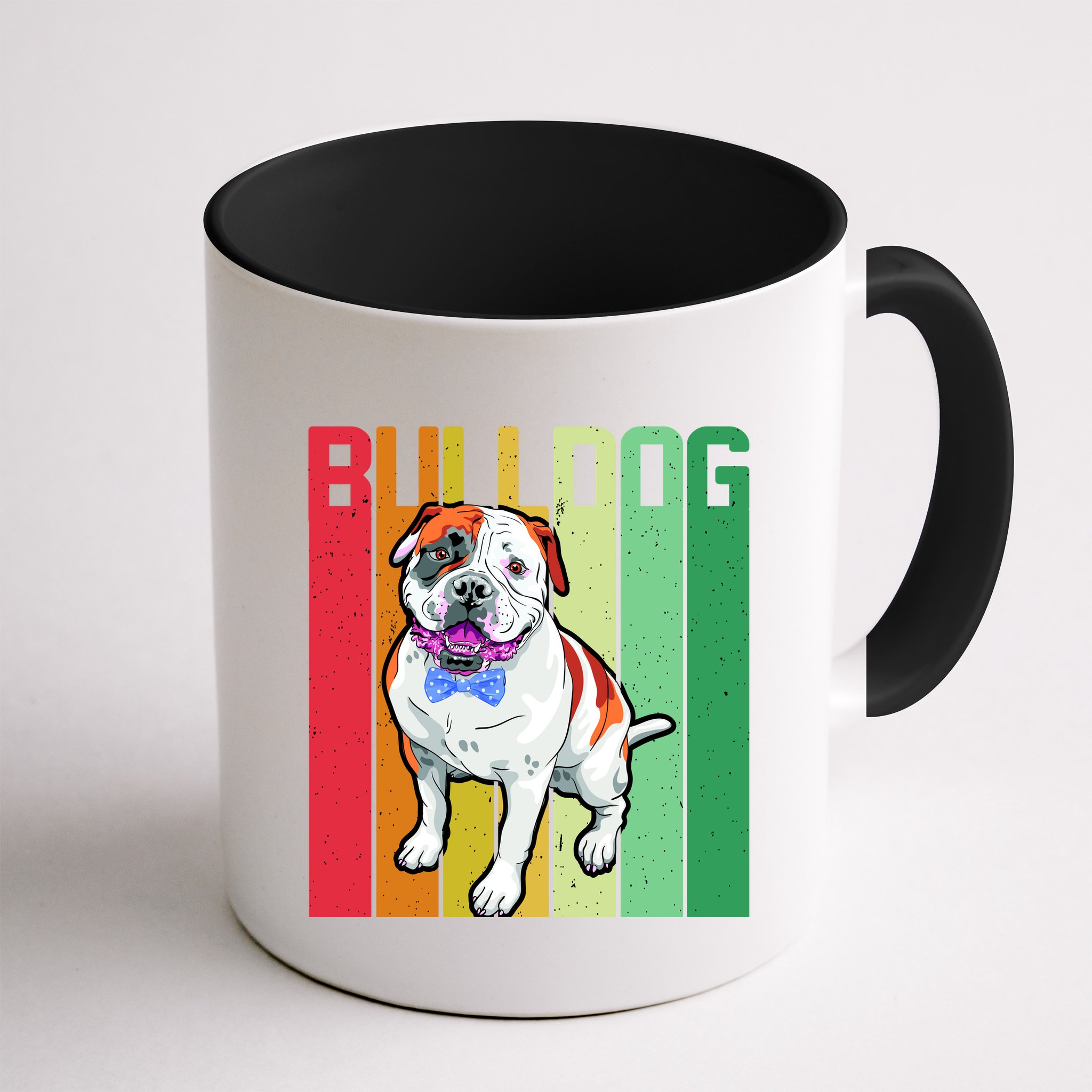 Retro Bulldog Mug
